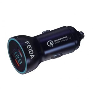 شاحن سيارة فيدا مخرج usb + مخرج pd ماركة feida